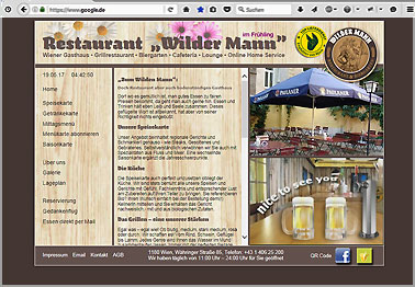 Webseite http://restaurant-wildermann.at